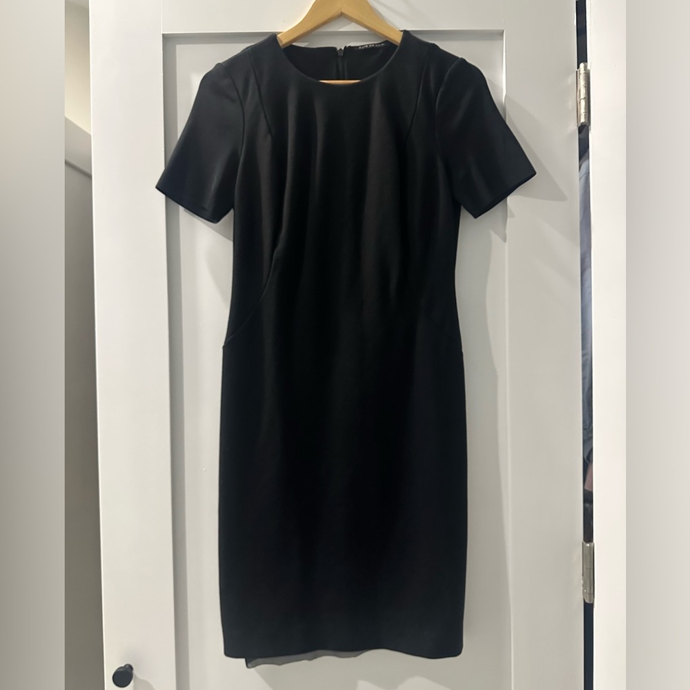 Tagari black midi dress